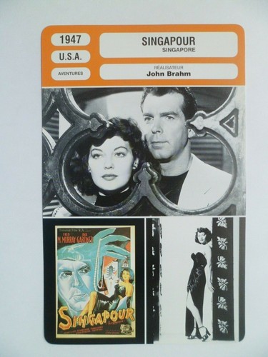 Carte fiche cinema 1947 - cinema,