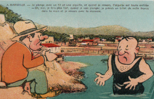 Carte postale marseille je - postale, a