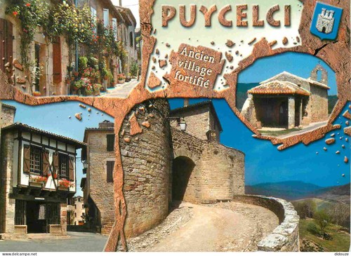 Carte postale puycelsi - carte,