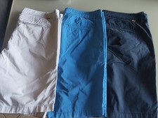 LOT OF 3 DECATHLON BERMUDA SHORTS SIZE L COLORS BLUE BLUE AND ICE