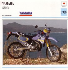 Fiche Moto : YAMAHA 125 DTR