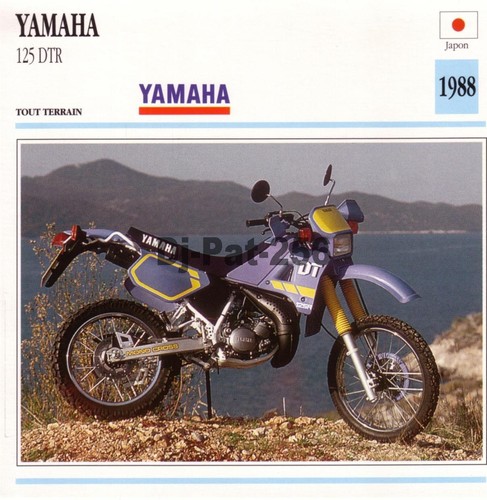 Fiche moto yamaha - 125, dtr