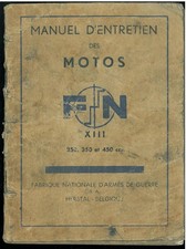 Notice d'entretien Moto FN