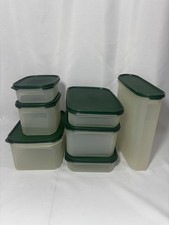 Lot Of 14 Vintage Tupperware  With Green Seal- 2239E, 1608, 1909