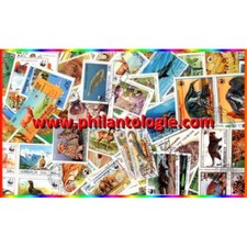 Animaux WWF 50 timbres