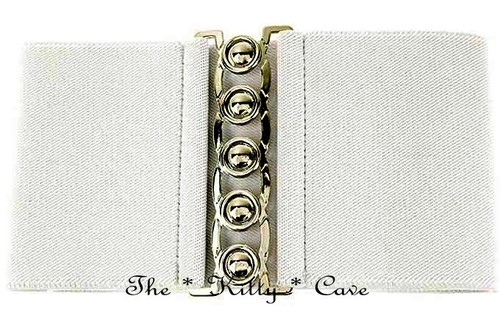 Blanc large corset ceinture - large,