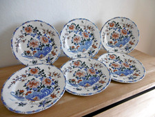 SIX ASSIETTES PLATES FAIENCE
