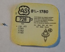 PIECE HORLOGERIE MONTRE AS 8 3/4 1780 1781 1782 1783 UN AXE DE BALANCIER