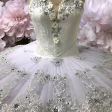 Ballet Tutu Pancake Flower fairy Dancewear professional ballerina adult girls