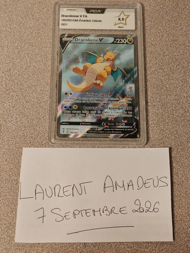 Carte pokémon gradée pca - carte,