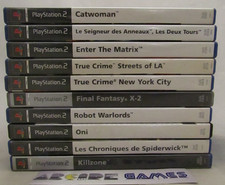 LOT 10 JEUX PS2 PLAYSTATION 2