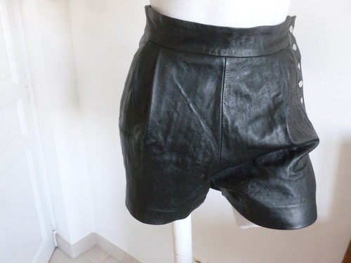 Neuf short cuir agneau souple - neuf,