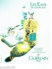 ADVERTISEMENT ADVERTISING 066 1996 les parfums eau de toilette Eaux de Guerlain
