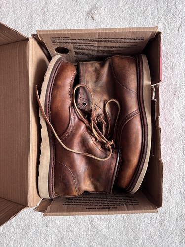 Red wing moc toe 11us - red,