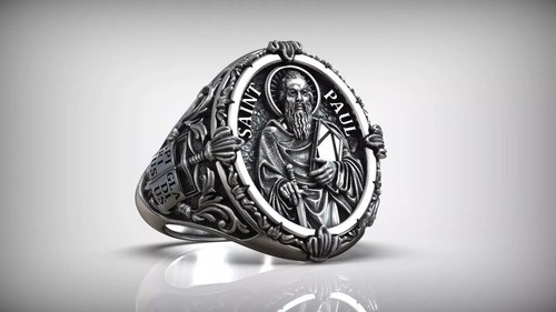Bague homme saint paul apôtre - bague,