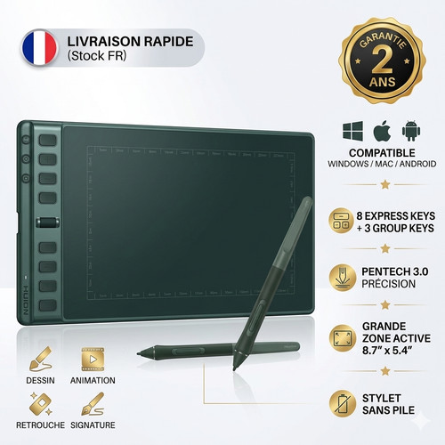 Tablette graphique pro - tablette,