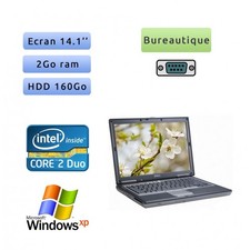 Occasion - Dell Latitude D630 - Windows XP - C2D 2Go 160Go - 14.1 - Port Serie -