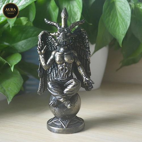 Statue baphomet noir - statue,