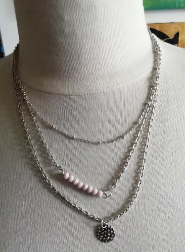 Collier pendentif perles - collier, de