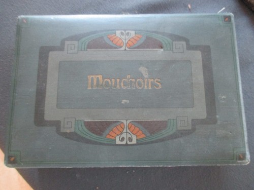 Boite mouchoirs art nouveau - boite,