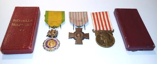 Lot médailles militaires - lot,