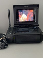 Sony Video 8 Walkman GV-S50 Hi-Fi Recorder Monitor NTSC- Plays Tapes-Works Great