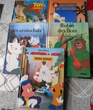Walt Disney Lot De 5 Livres Toy Story Robin Bois Bermudes Aristochats Tresors