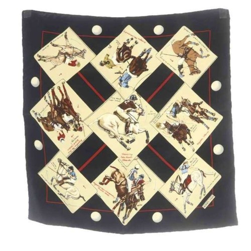 Foulard vintage hermes soie - vintage,