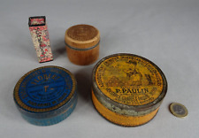 lot of old boxes grease wax Paulin cartridges Flobert fils Thiriez n5