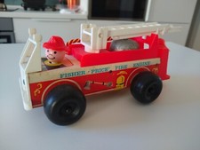Fisher Price Little People - Vintage Firemen truck