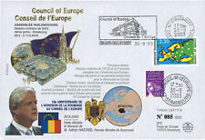 CE54-IV FDC Conseil Europe "NASTASE, Roumanie" 09-2003