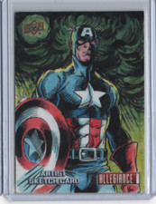 2024 Marvel Allegiance Secret Wars Captain America SKETCH 1/1 Edde Wagner Hulk ?
