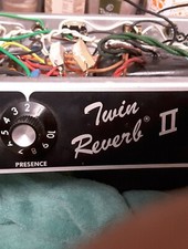 1 Vintage 1970’s Fender Twin Reverb II Guitar Amp Amplifier original Knob Dial