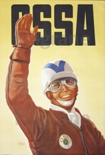 MOTO OSSA Rjio-POSTER HQ 40x60cm d'une AFFICHE VINTAGE