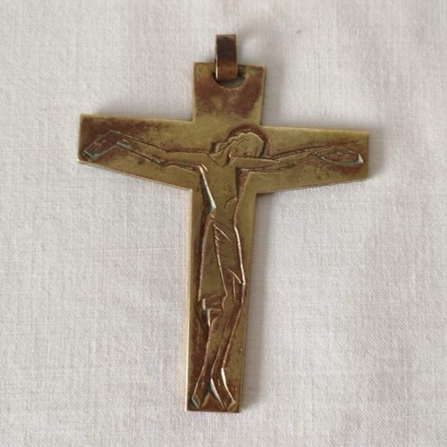 Bronze crucifix christianisme - crucifix,