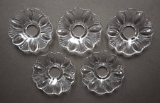 5 bobèches anciennes en