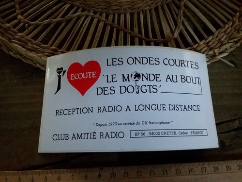 Ancien autocollant radio le - autocollant, fm