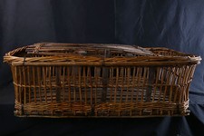 Grande malle en osier, rotin