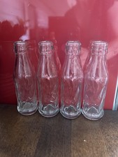 Lot Of 4 Mini Coca Cola Collector Bottles - Glasses