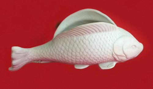 Vase poisson koi porcelaine - vase,