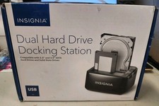 Insignia Dual Hard Drive Docking Station USB 3.0 for 2.5"/3.5" SATA HDD SSD