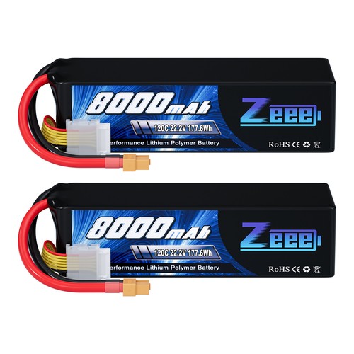 Zeee 120c 6s lipo - 2x,