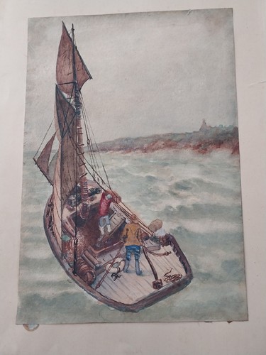 Marine jolie aquarelle - marine,