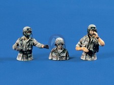 Verlinden 54mm 1/35 US Tank / APC Crew Operation Desert Storm (3 Half-figs.) 596