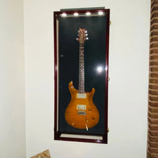 Guitar Display Case LED Cherry