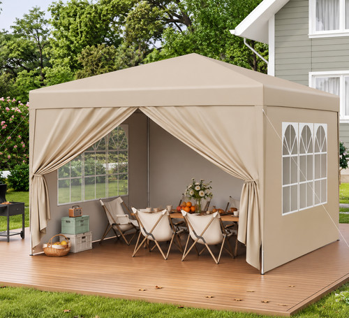 Tonnelle pliante neuve beige - pliante,