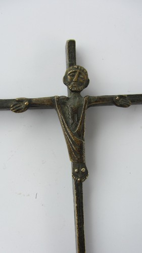 Crucifix christ en - en, bronze