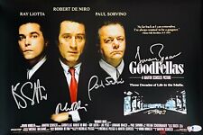 Liotta Sorvino Bracco De Niro Signed 12x18 Goodfellas Photo Beckett Witness