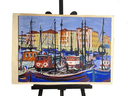 Gouache marine saint jean - gouache,