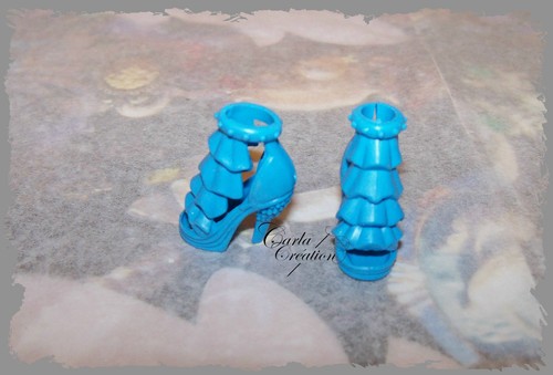 Chaussure talon frange - a,